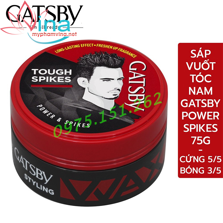 Wax Tạo Kiểu Tóc Gatsby - S&P Đỏ 75g