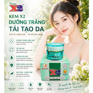 KEM X2 ĐĂNG DƯƠNG - KEM X2 DƯỠNG TRẮNG GIÚP TÁI TẠO DA 8GR