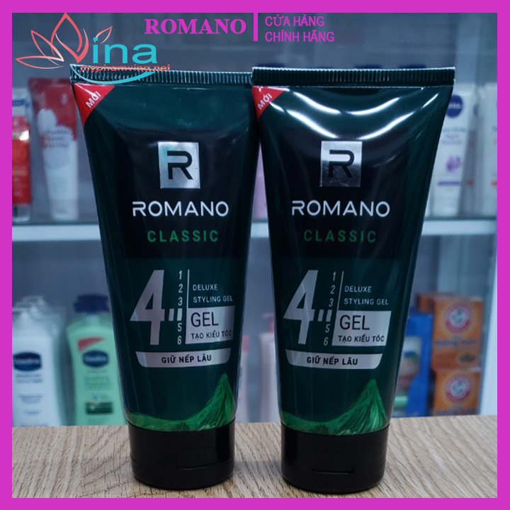 Gel vuốt tóc Romano Classic 4