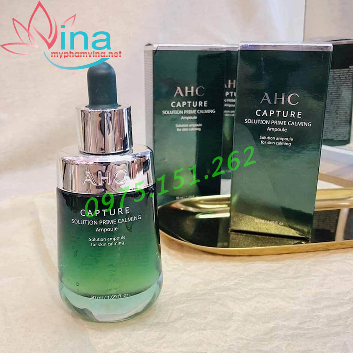 Tinh chất dưỡng xoa dịu da nhạy cảm AHC Capture Solution Prime Calming Ampoule 50ml