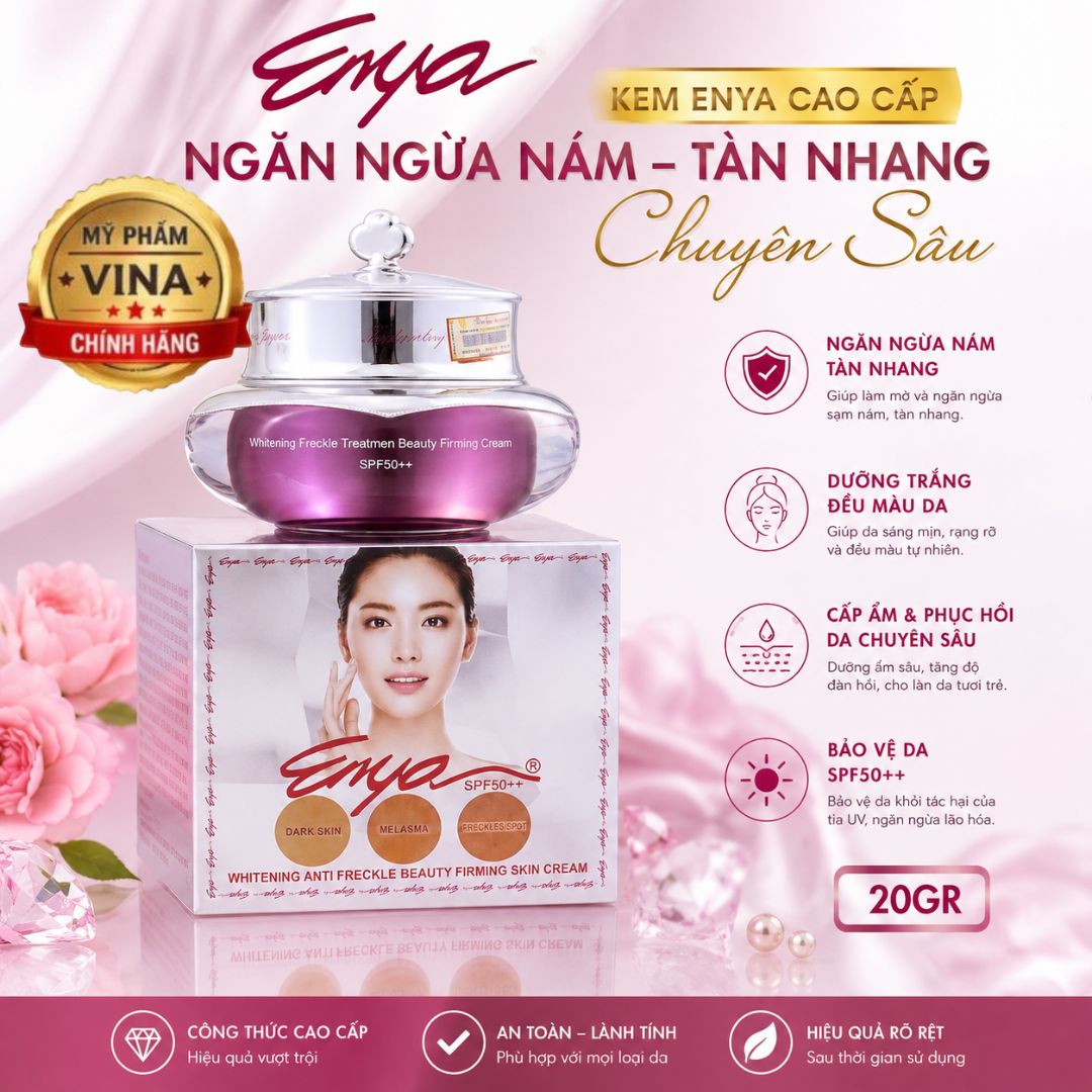 Kem Enya cao cấp Sạch nám tàn nhang chuyên sâu 20gr 1