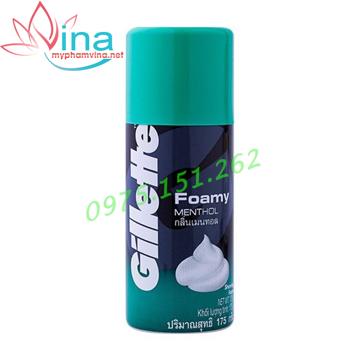 Bọt cạo râu Gillette Bạc Hà 175g