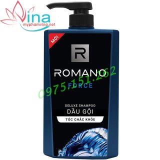 Dầu gội cao cấp Romano Force mạnh mẽ tự tin tóc chắc khỏe 650gr