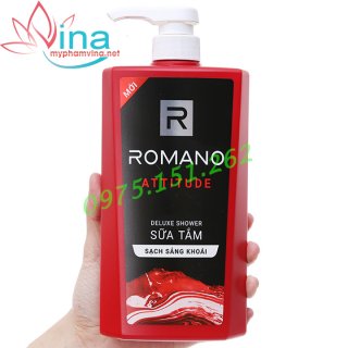 Sữa tắm nước hoa Romano Attitude sạch sảng khoái 650gr