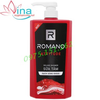 Sữa tắm nước hoa Romano Attitude sạch sảng khoái 650gr