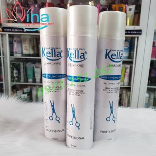 Keo xịt tóc Kella mềm 420ml