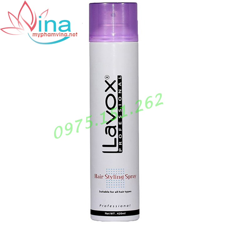 Keo Xịt Tóc Lavox 420 ml ( Loại mềm)