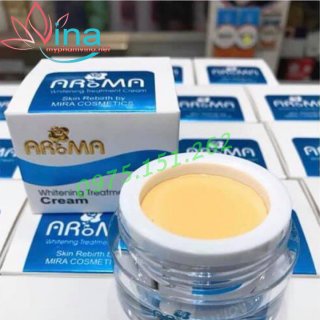 Kem Dưỡng Da Aroma Whitening Treatment Cream 18gr