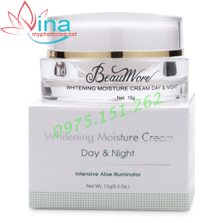 Kem Dưỡng Trắng Da Ngày Và Đêm Beaumore Whitening Moisture Cream Day & Night 15g