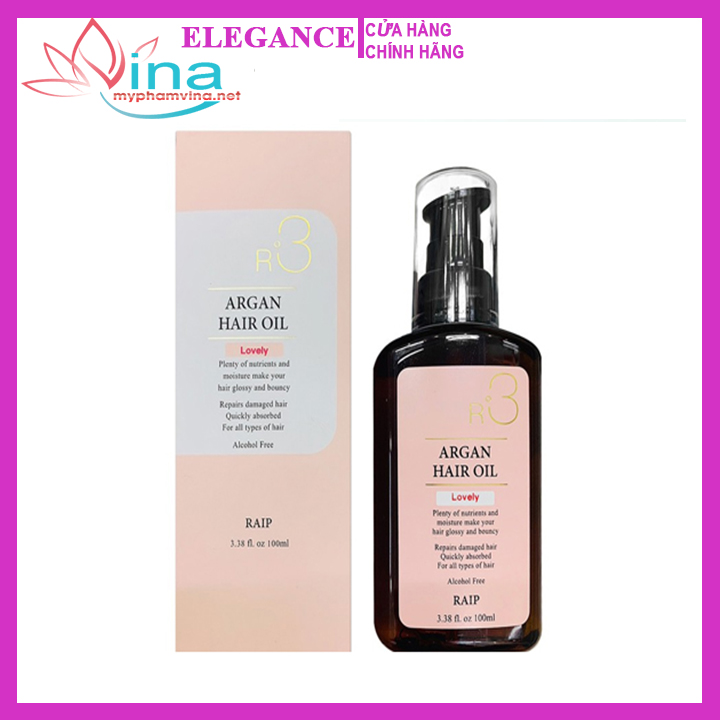 Tinh dầu dưỡng tóc R3 Argan Hair Oil Lovely 100ml – Hồng