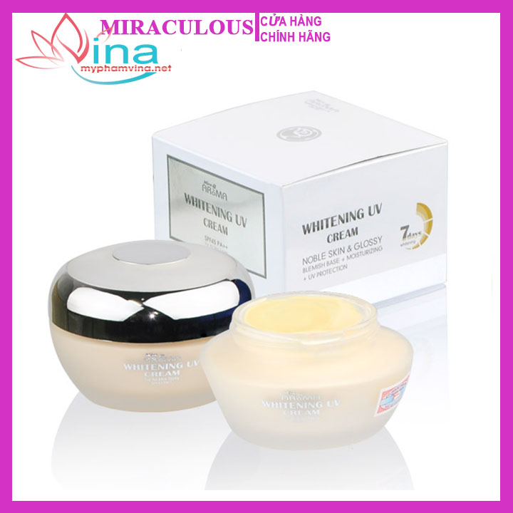 Kem chống nắng và dưỡng da Mira AROMA Whitening UV Cream SPF45 50ML 1