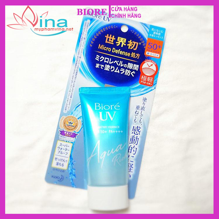 Kem chống nắng biore uv aqua rich watery essence spf 50+/ pa++++ 50ml