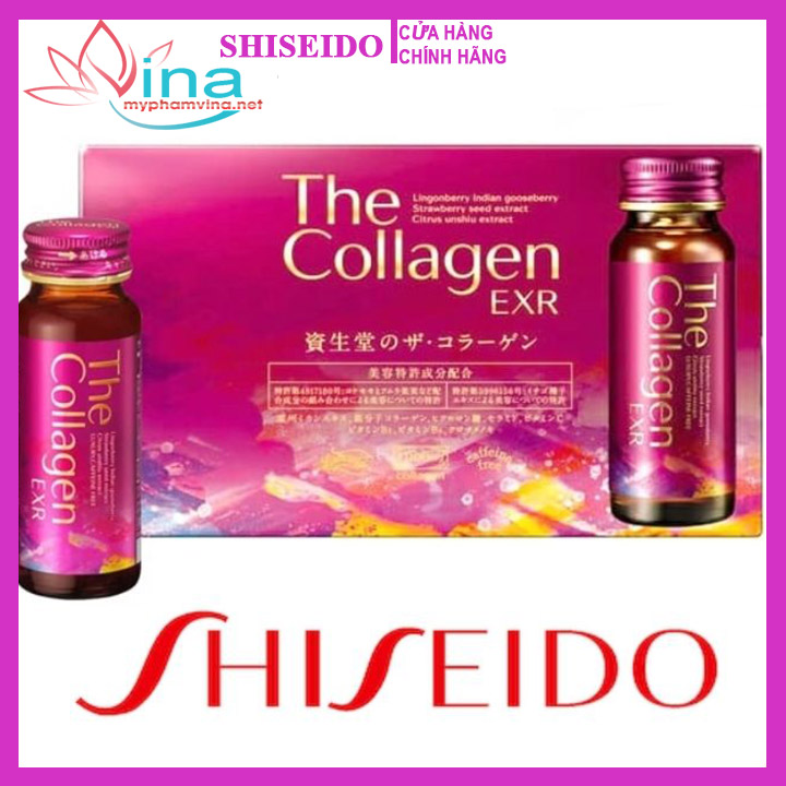 Nước uống bổ sung Collagen Shiseido The Collagen EXR Hộp 10 lọ x50ml 2