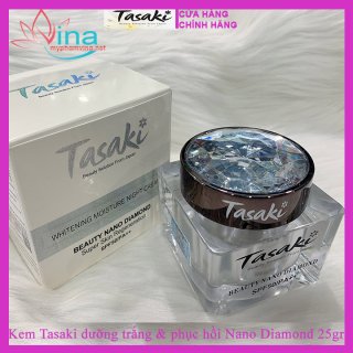 Kem Tasaki dưỡng trắng phục hồi Nano Diamond sạch nám, tàn nhang, chống lão hóa 25gr 2