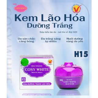 Kem HQ Cosy White  Dưỡng Trắng Da Ngừa Lão Hóa 12g