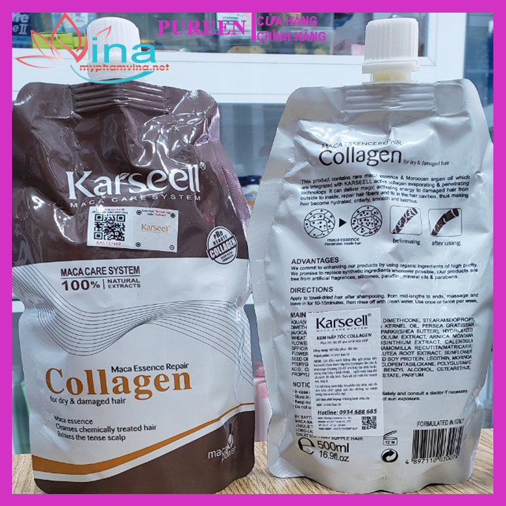 Phục hồi Collagen Karseell Maca – 500 ml (Túi)